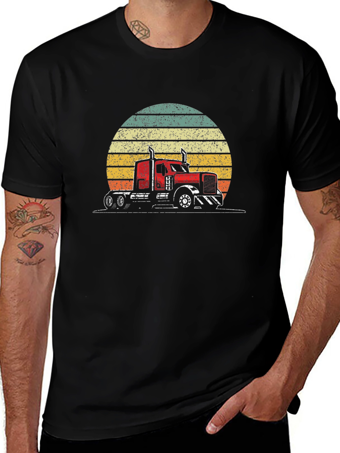 Vintage Truck Graphic Tee - Classic Style