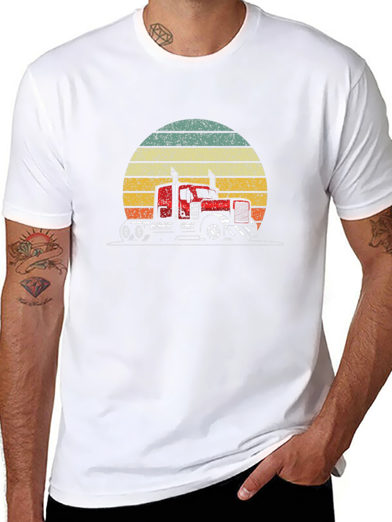 Vintage Truck Graphic Tee - Classic Style