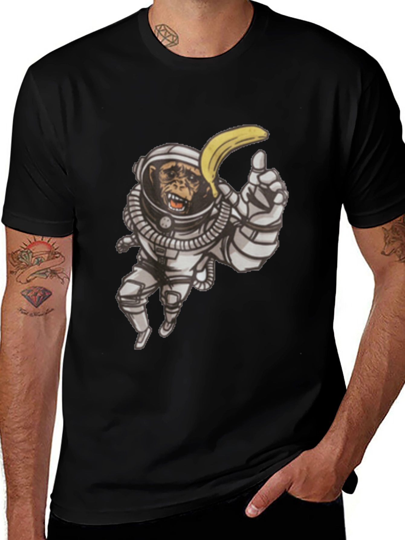 Ape Astronaut Graphic T-Shirt