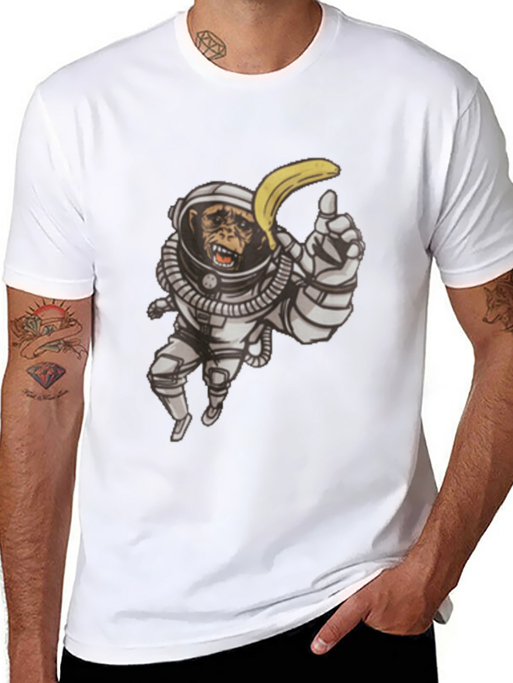 Ape Astronaut Graphic T-Shirt