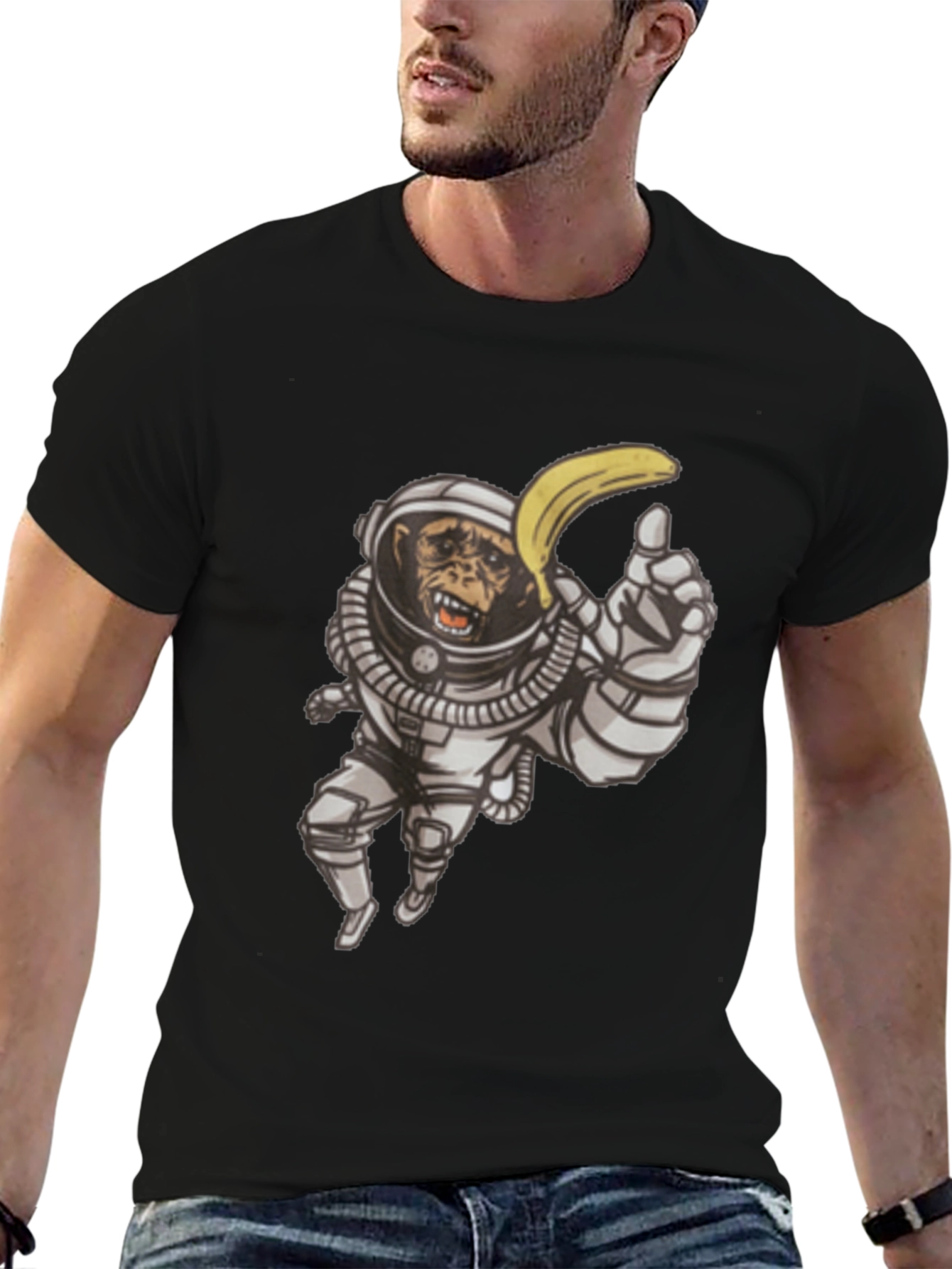 Ape Astronaut Graphic T-Shirt
