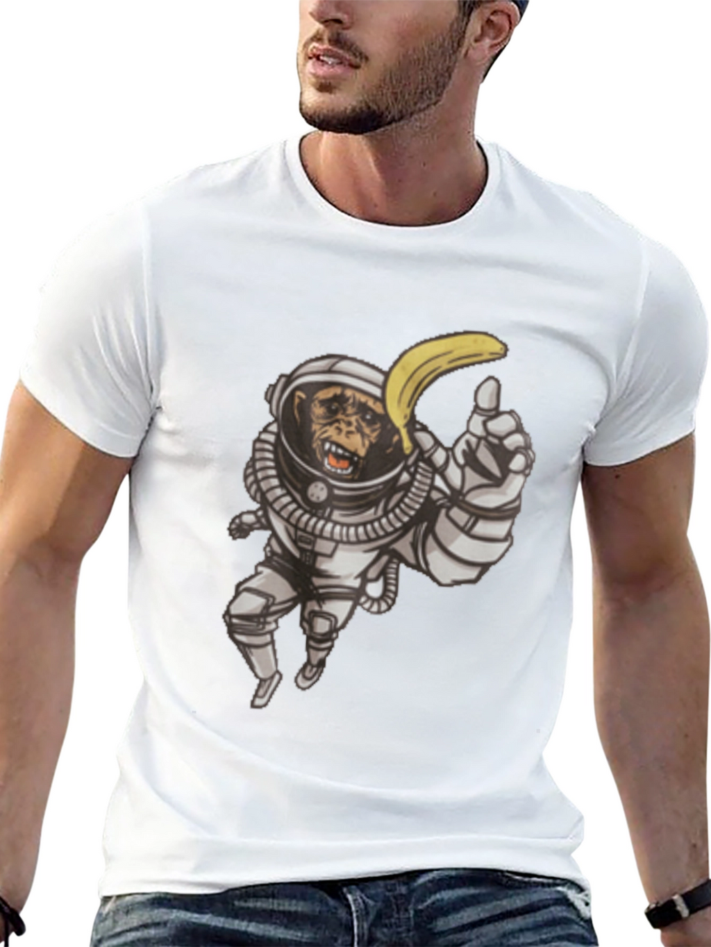 Ape Astronaut Graphic T-Shirt