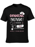 Geriatric Nurse Tee: Senior Care Appreciation