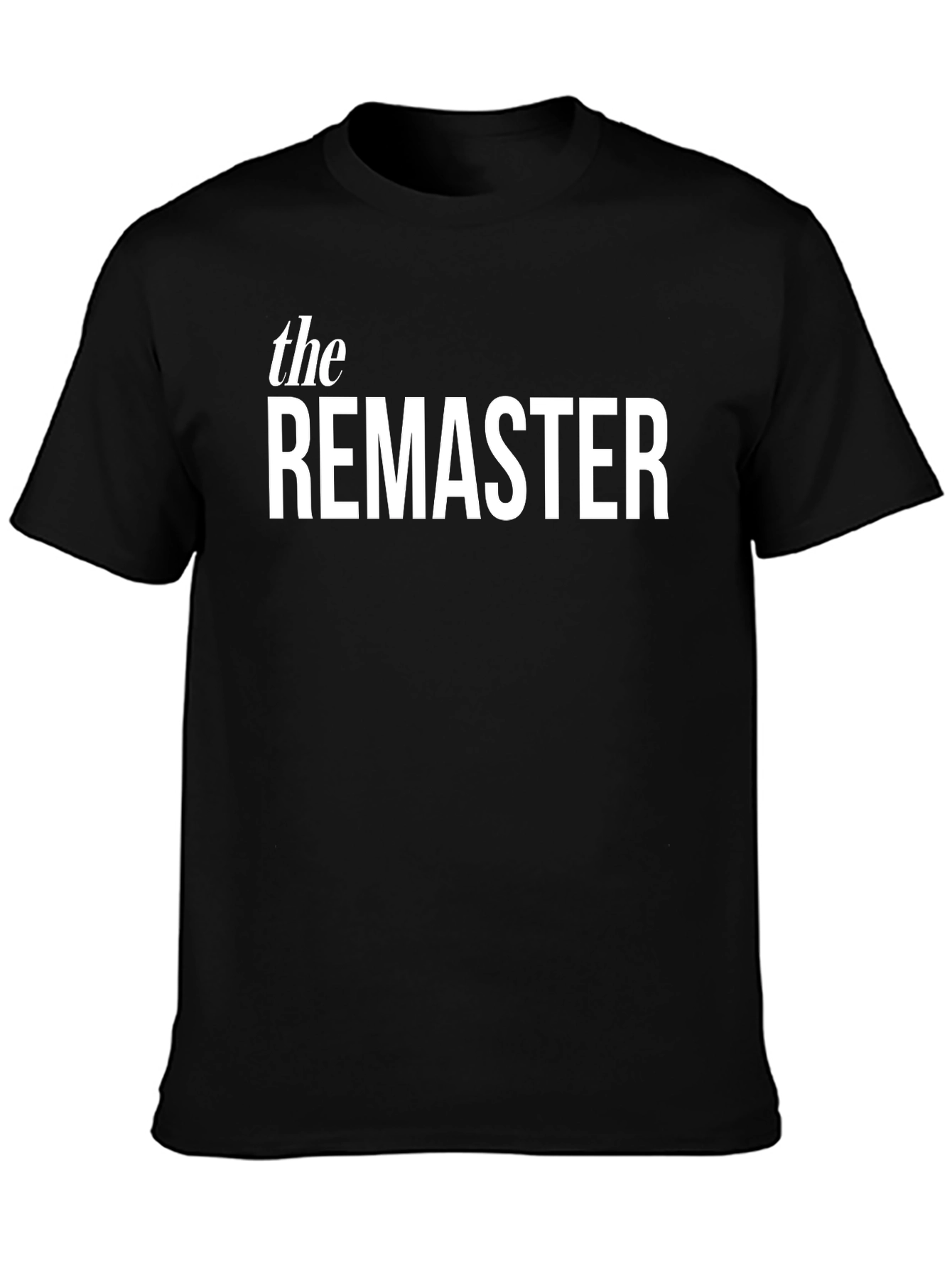 The Remaster Graphic Tee - Black Cotton T-Shirt