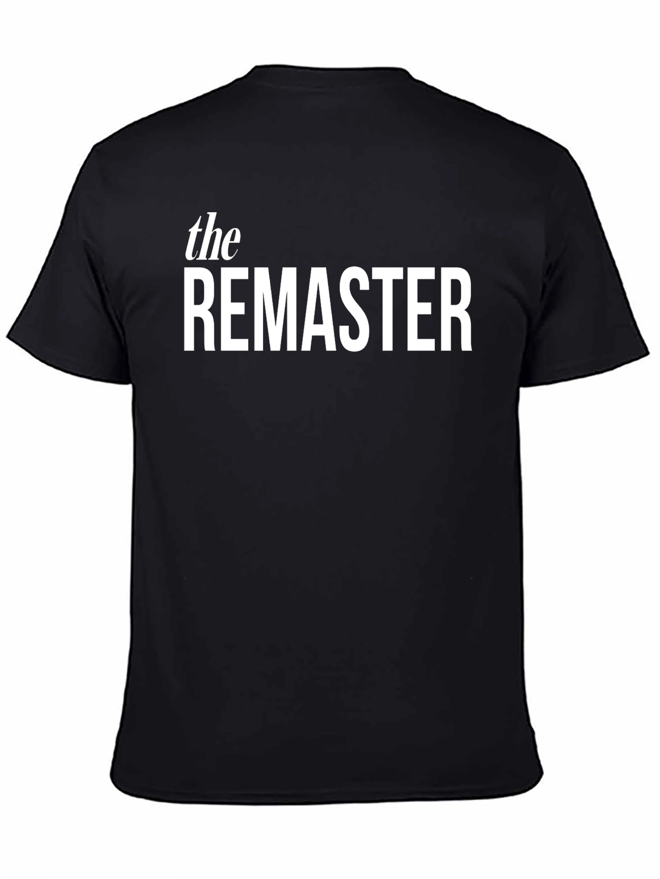 The Remaster Graphic Tee - Black Cotton T-Shirt