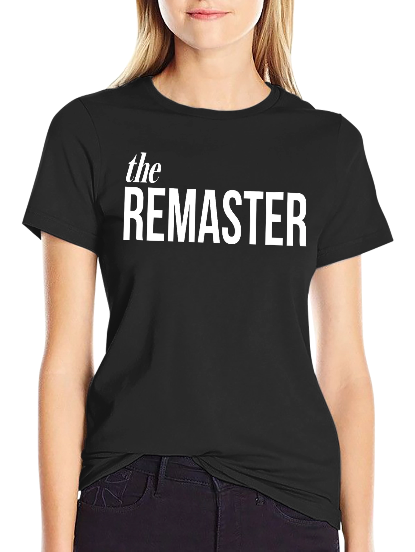 The Remaster Graphic Tee - Black Cotton T-Shirt