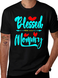 Blessed Mommy Graphic T-Shirt