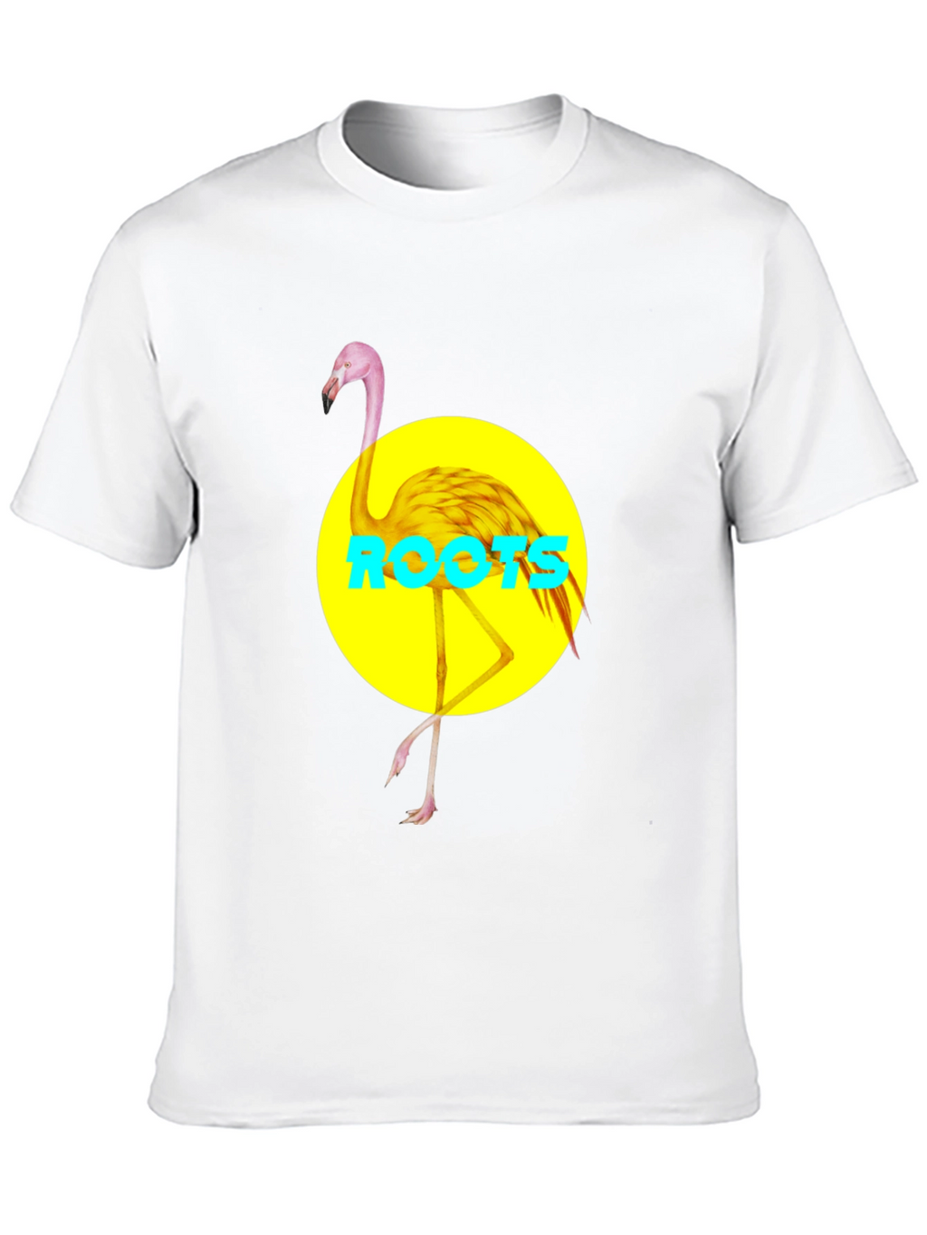 Flamingo Graphic Tee - Roots Design