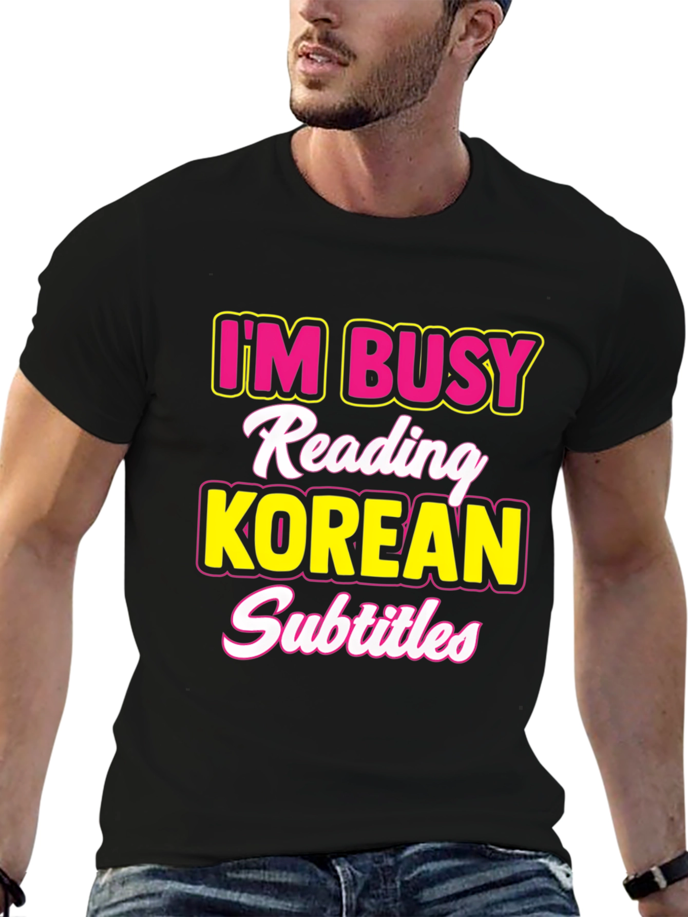 Busy Reading Korean Subtitles T-Shirt