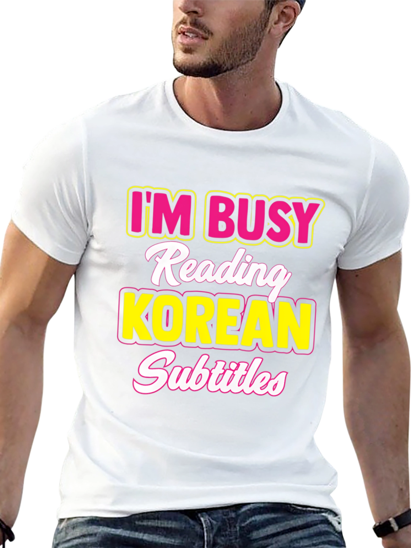 Busy Reading Korean Subtitles T-Shirt