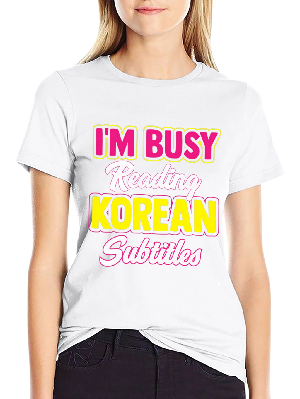 Busy Reading Korean Subtitles T-Shirt