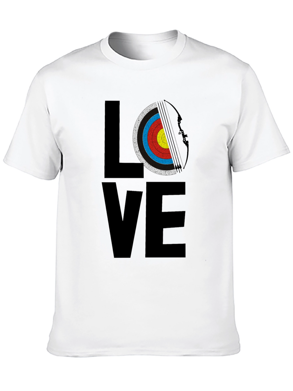 Archery Love T-Shirt - Bow and Arrow Target Tee