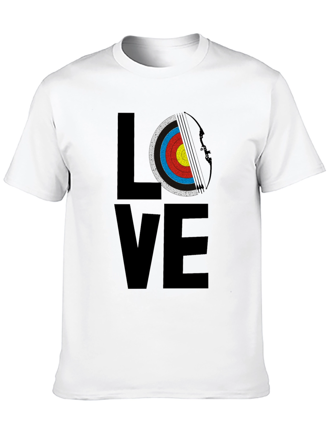 Archery Love T-Shirt - Bow and Arrow Target Tee
