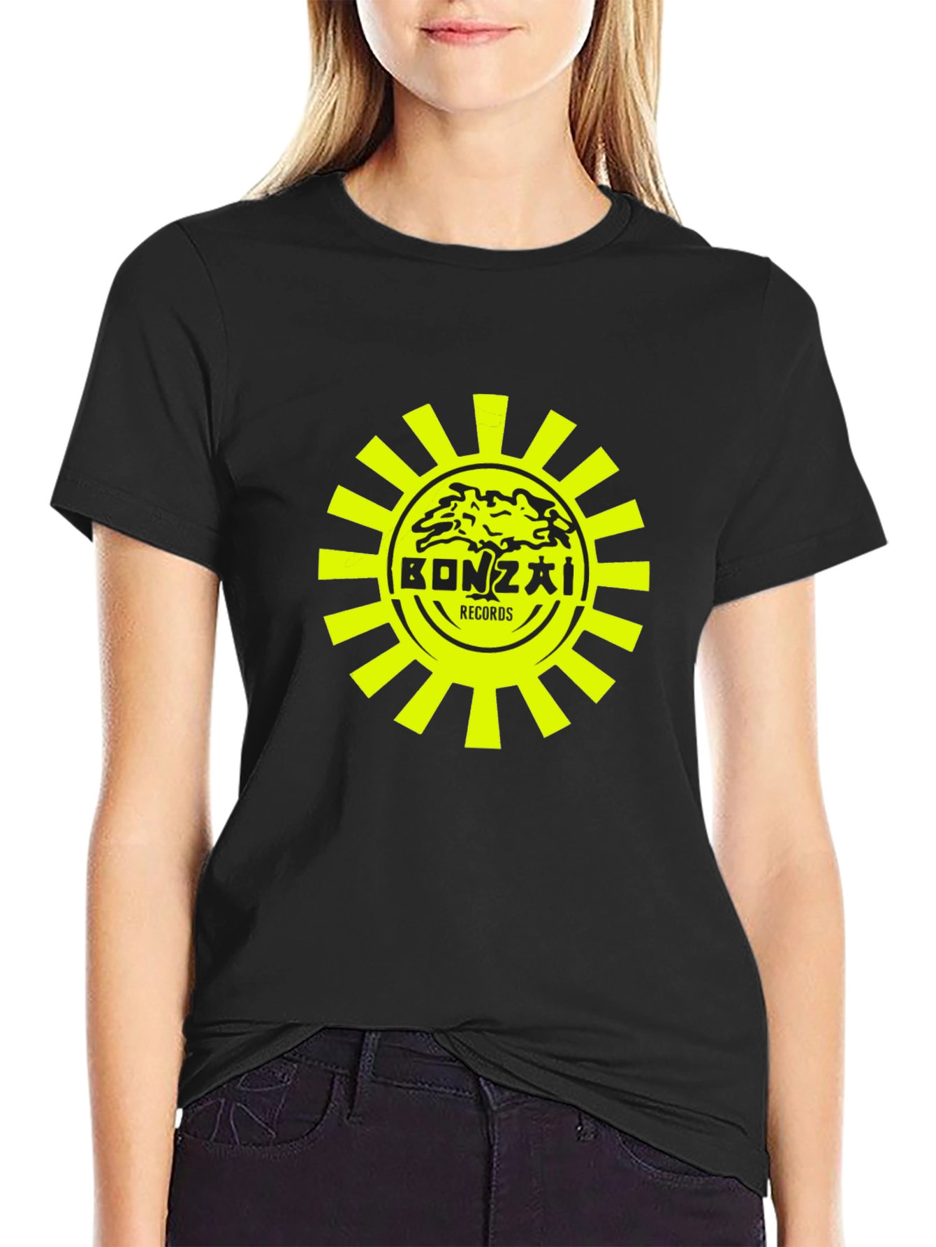 Bonzai Records Graphic T-Shirt - Retro Style