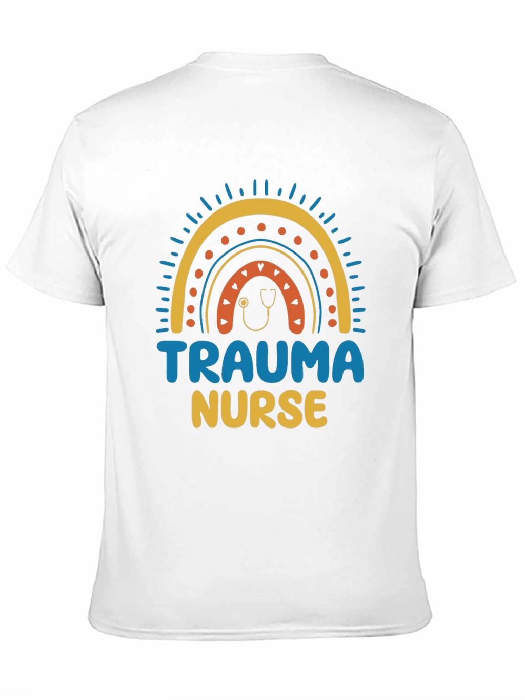 Trauma Nurse Rainbow Graphic T-Shirt