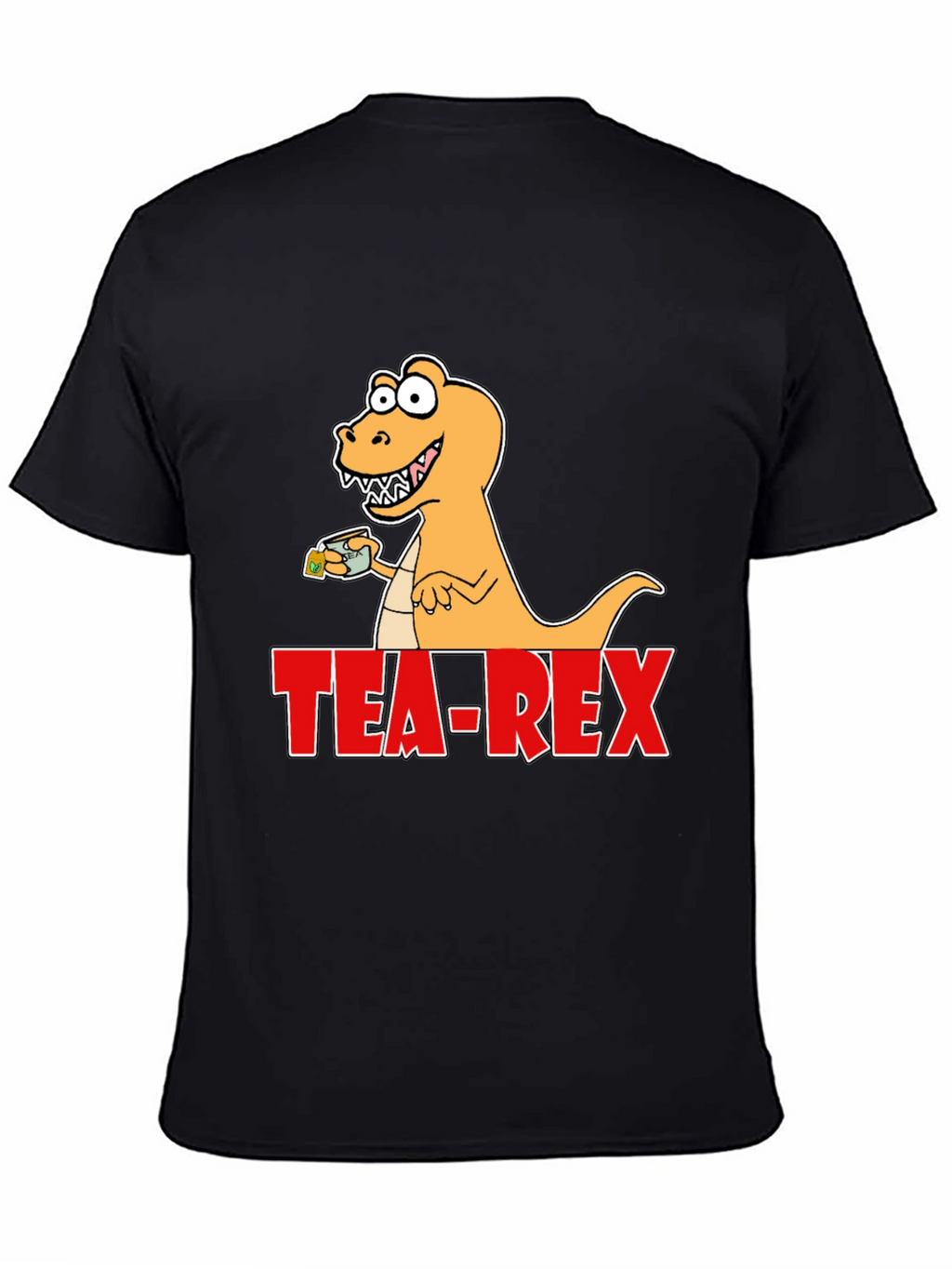 Tea Rex T-Shirt: Dinosaur with Tea Funny Graphic Tee