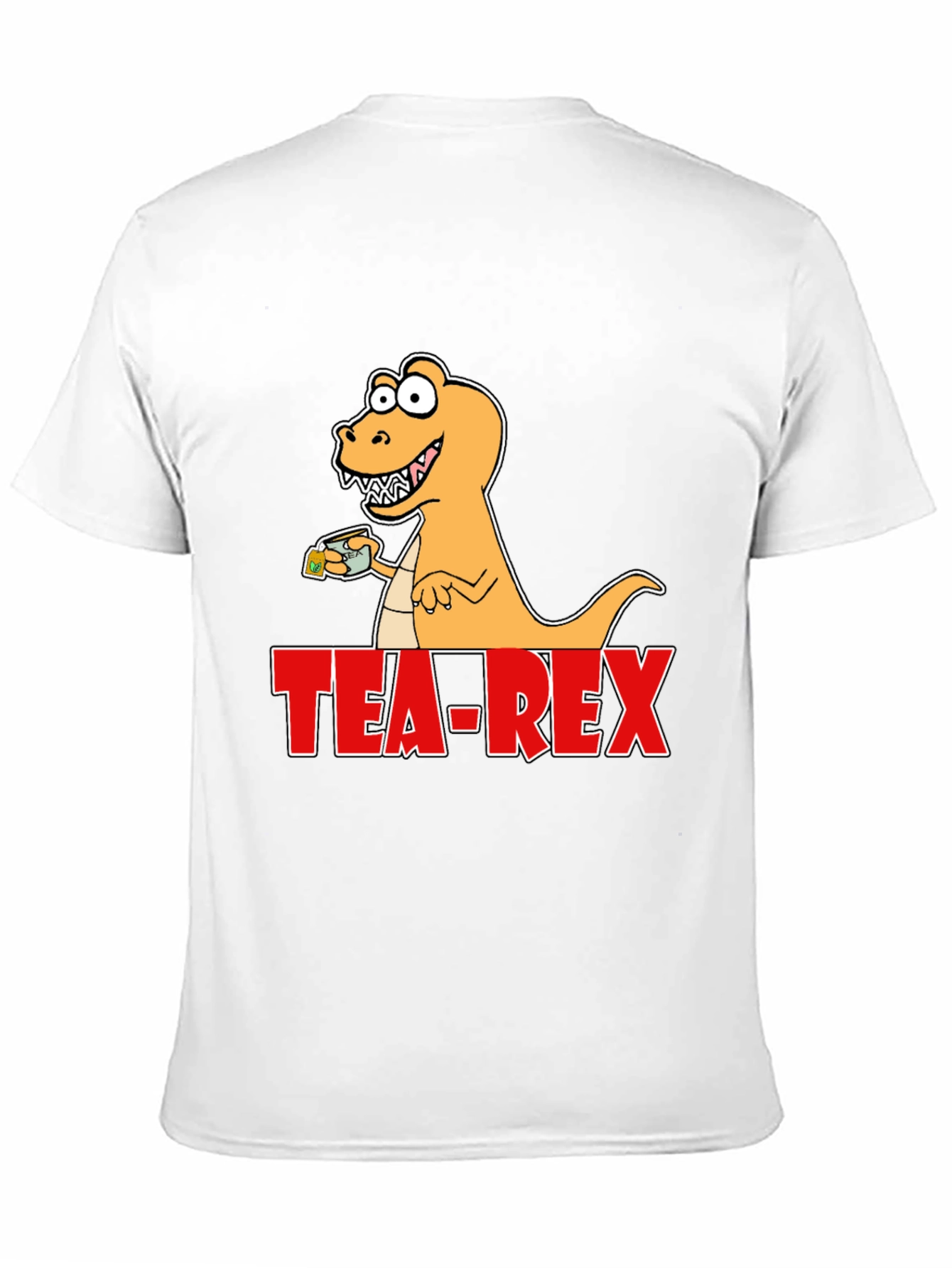 Tea Rex T-Shirt: Dinosaur with Tea Funny Graphic Tee