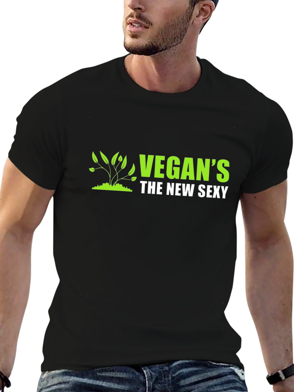 Vegans the New Sexy Black T-Shirt