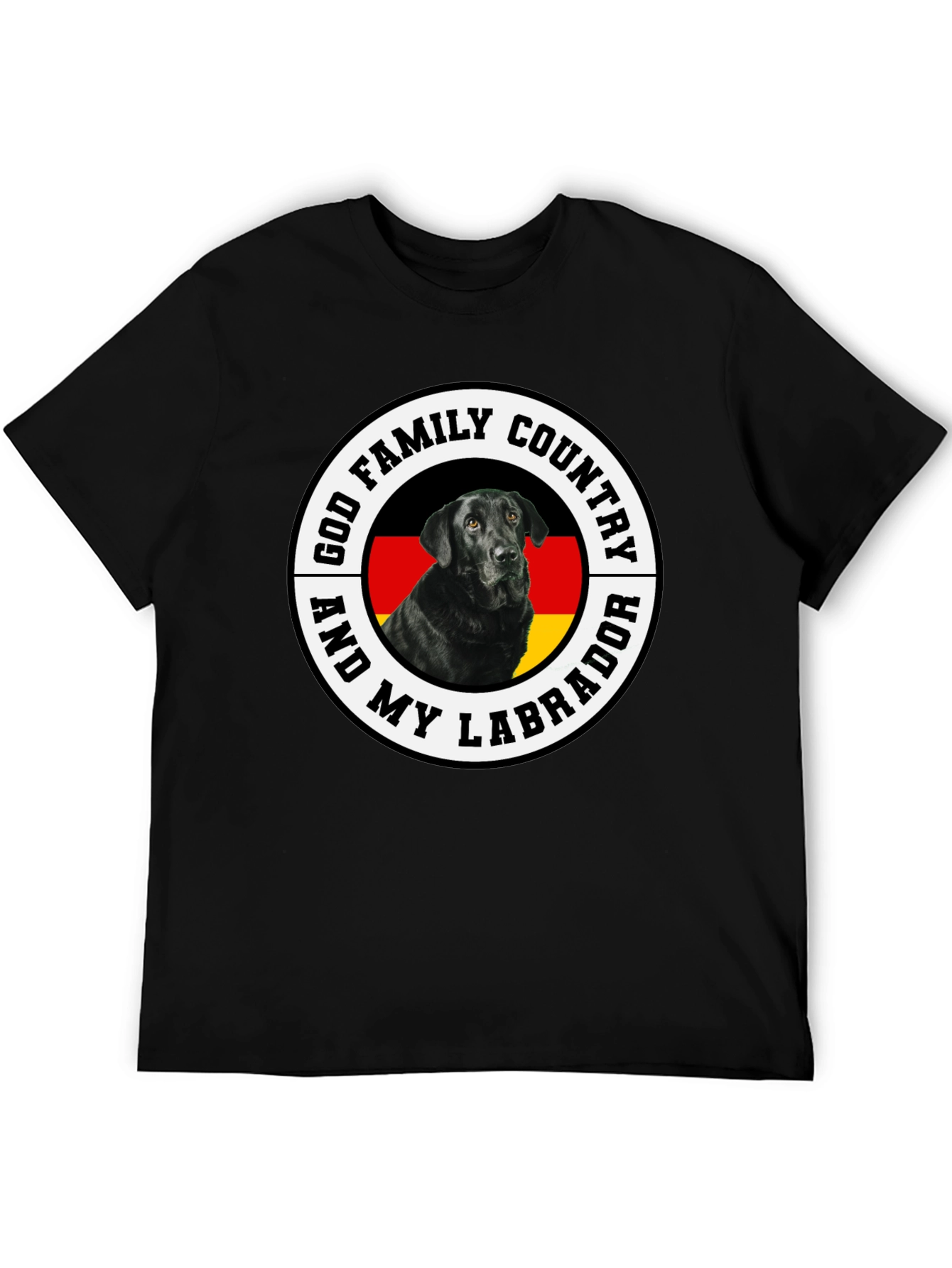 God Family Country Labrador T-Shirt