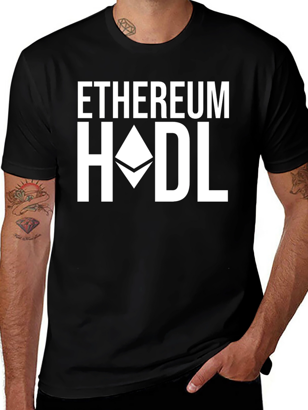 Ethereum HODL Crypto T-Shirt - Black