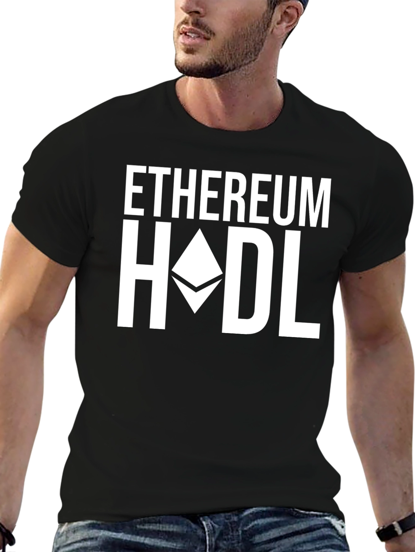 Ethereum HODL Crypto T-Shirt - Black