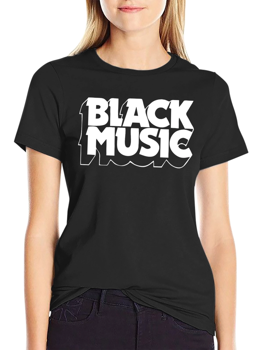 Black Music Graphic Tee - Stylish Comfort