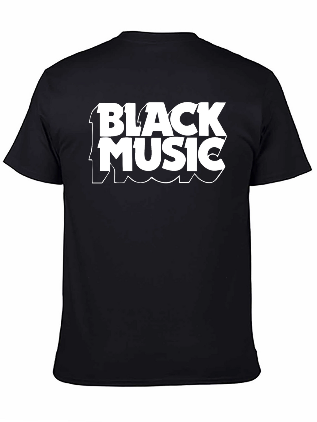 Black Music Graphic Tee - Stylish Comfort