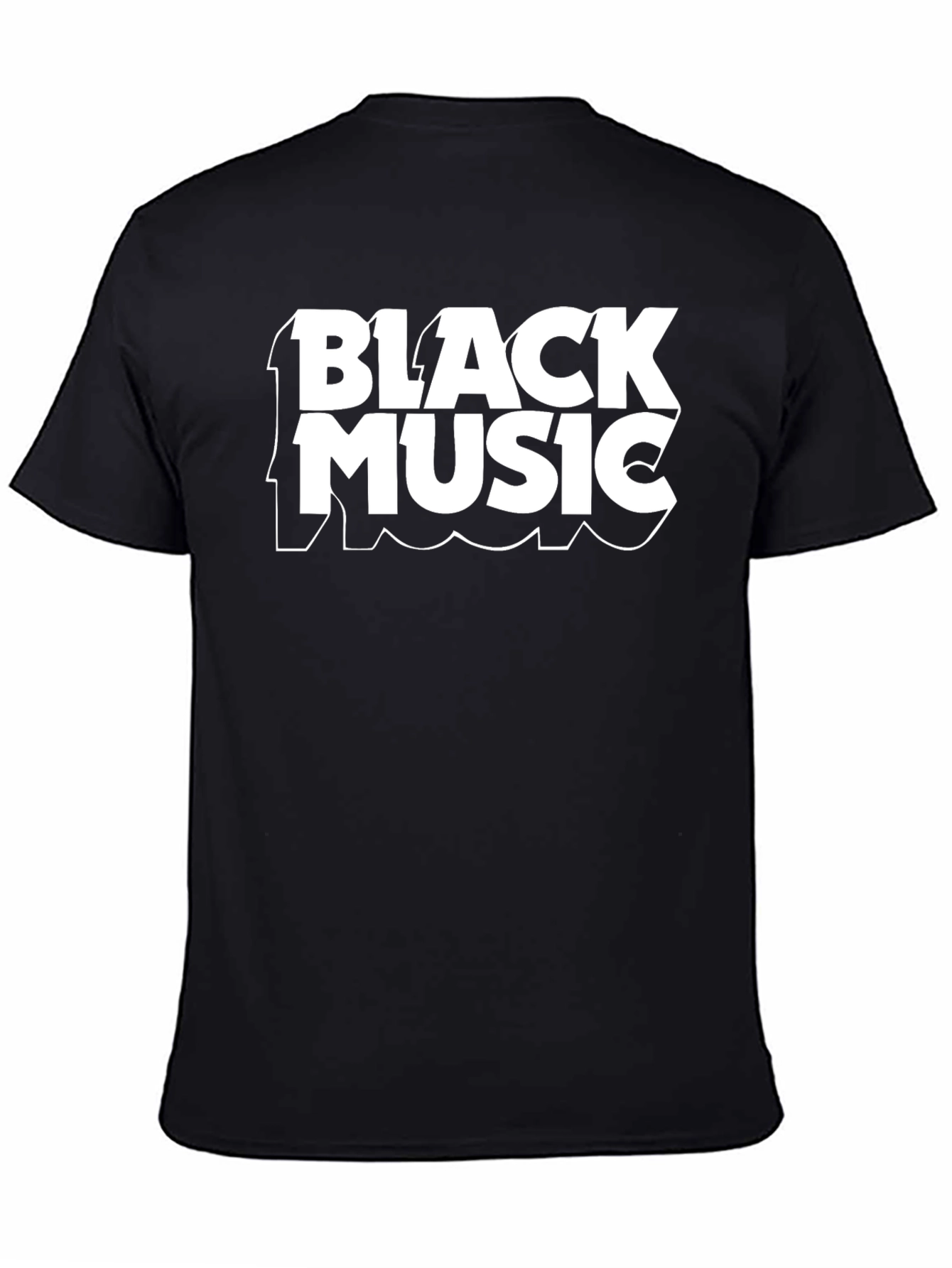 Black Music Graphic Tee - Stylish Comfort