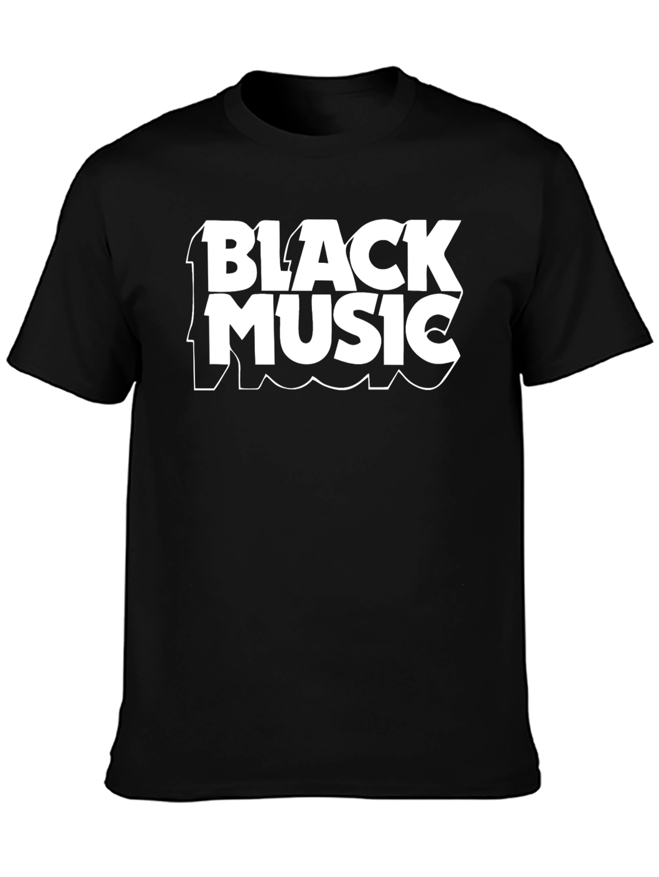 Black Music Graphic Tee - Stylish Comfort