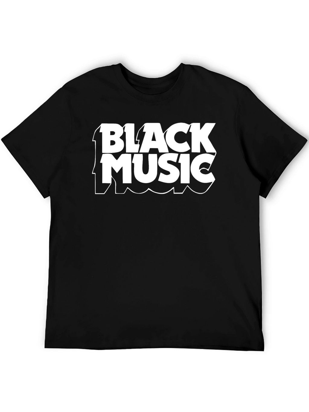 Black Music Graphic Tee - Stylish Comfort