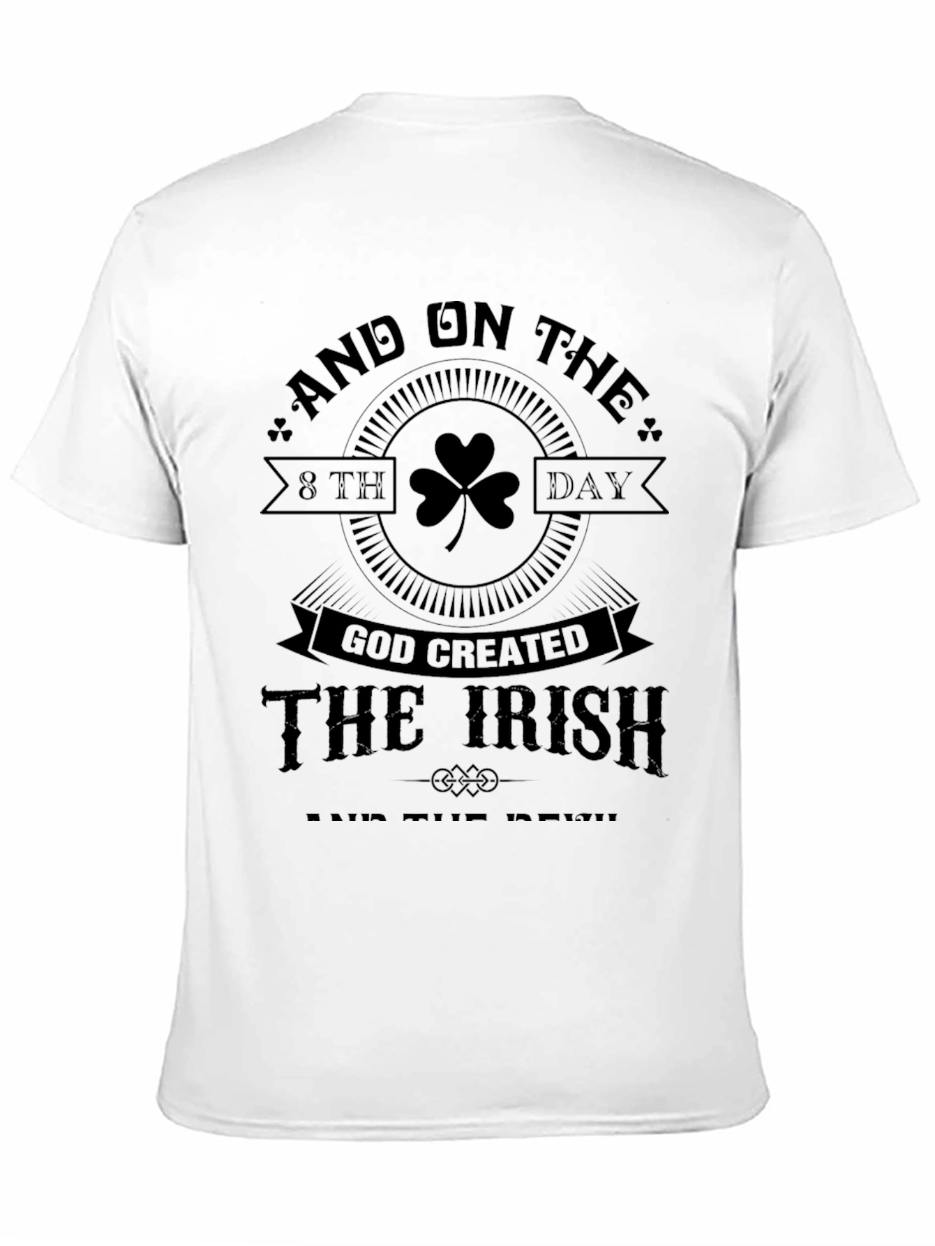 Irish Pride T-Shirt: God Created the Irish