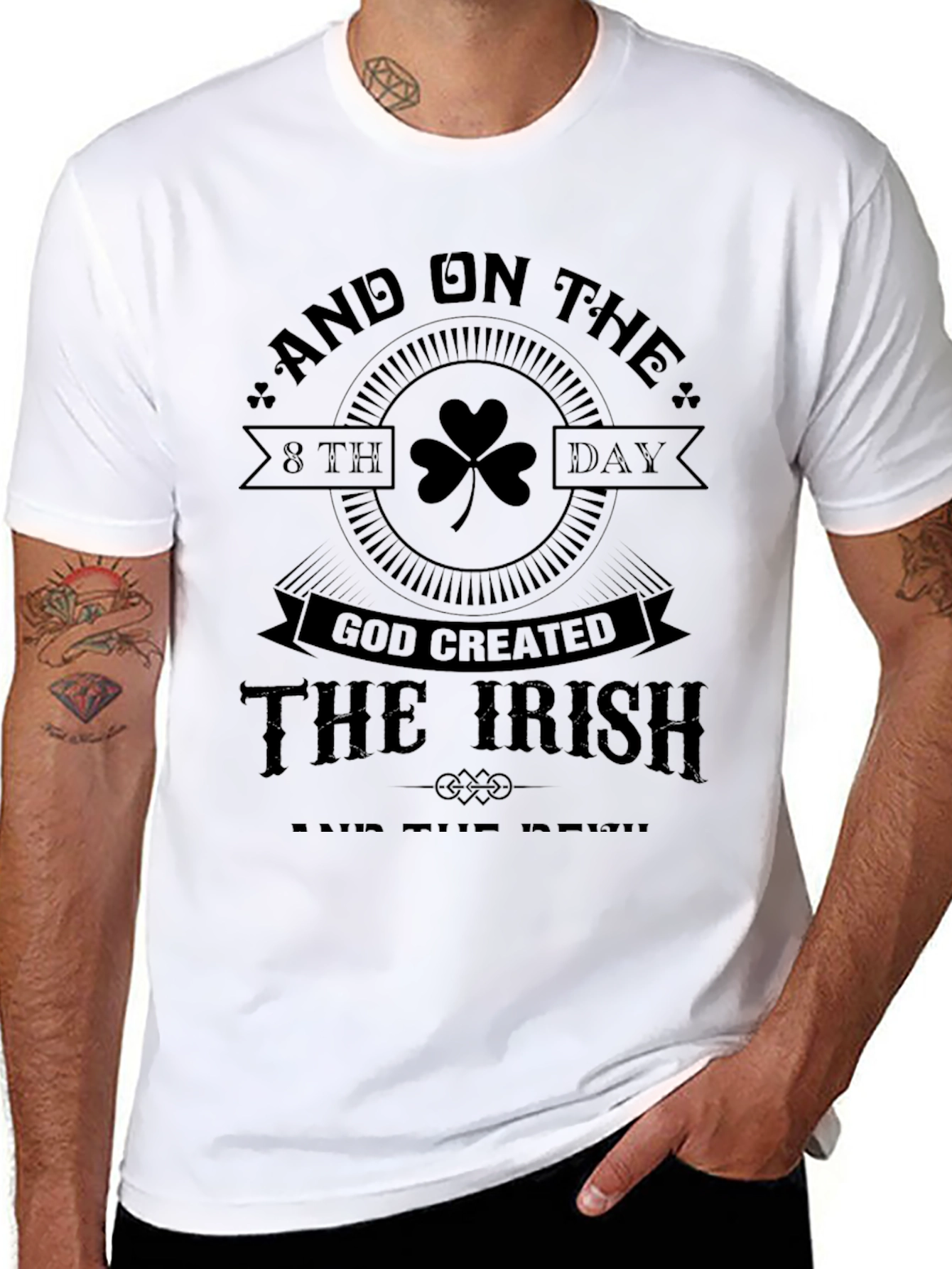Irish Pride T-Shirt: God Created the Irish