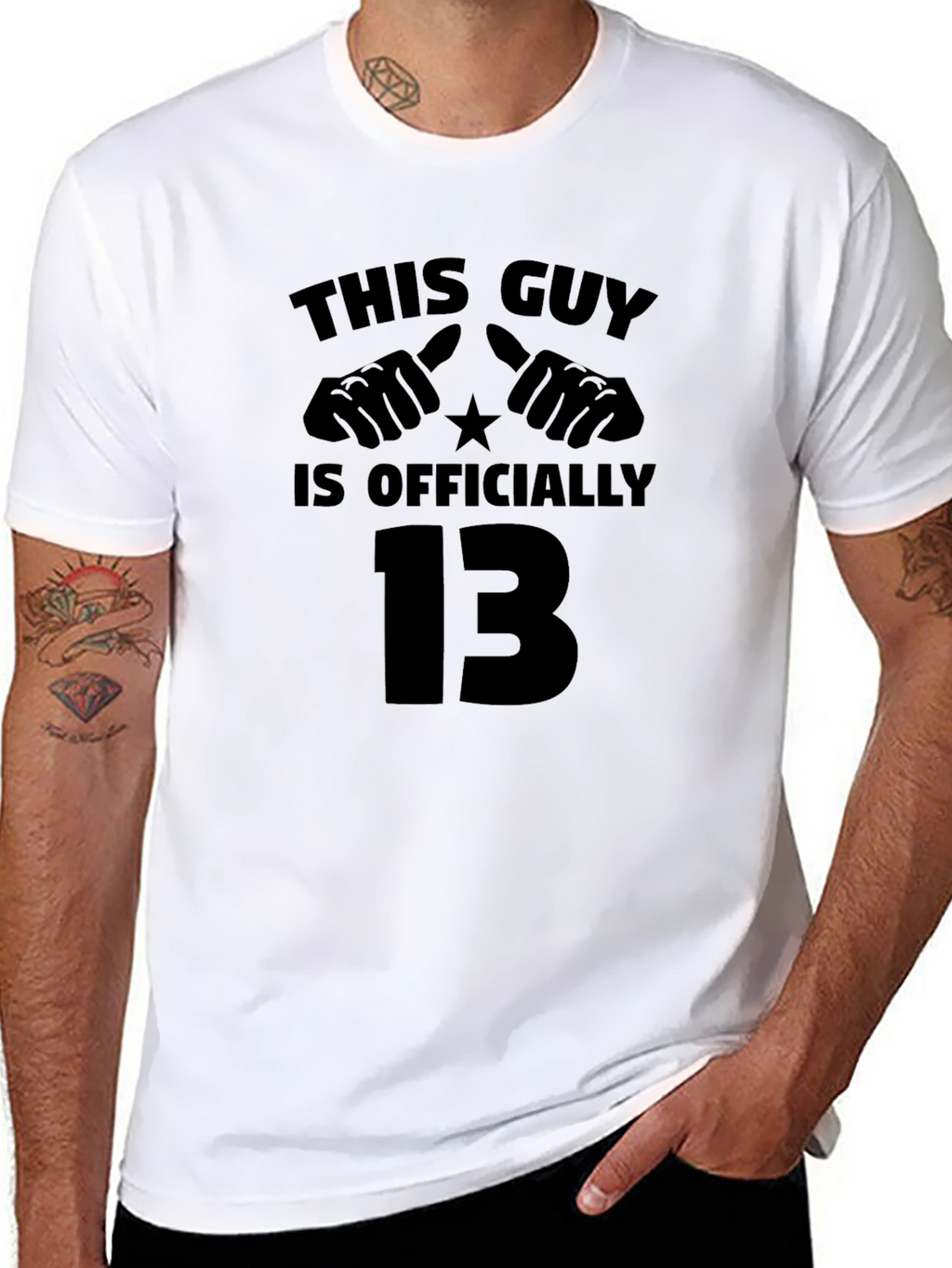 Officially 13 T-Shirt | Funny Thirteenth Birthday Tee