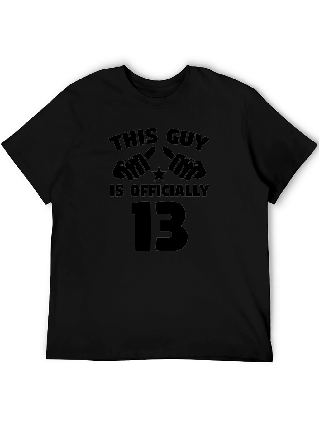 Officially 13 T-Shirt | Funny Thirteenth Birthday Tee