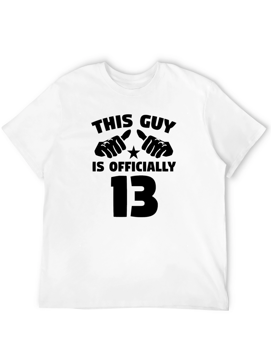 Officially 13 T-Shirt | Funny Thirteenth Birthday Tee