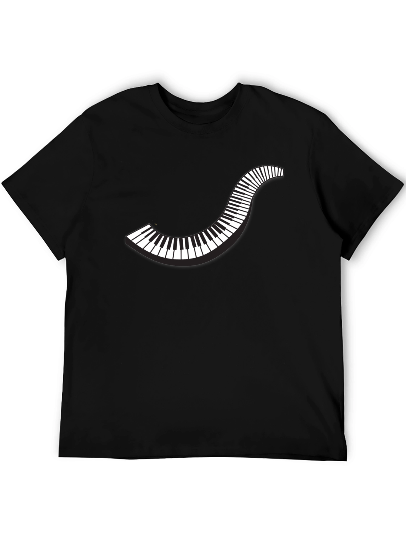 Piano Keys Graphic Tee - Music Lover Shirt