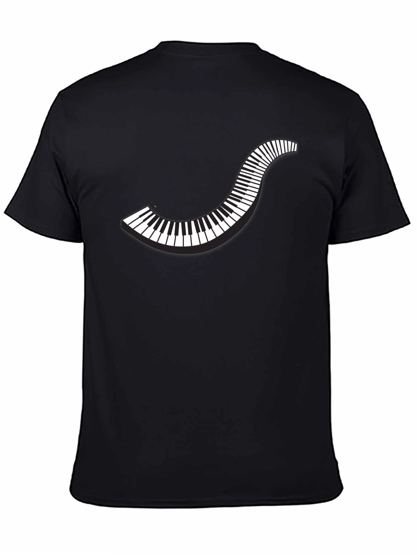 Piano Keys Graphic Tee - Music Lover Shirt