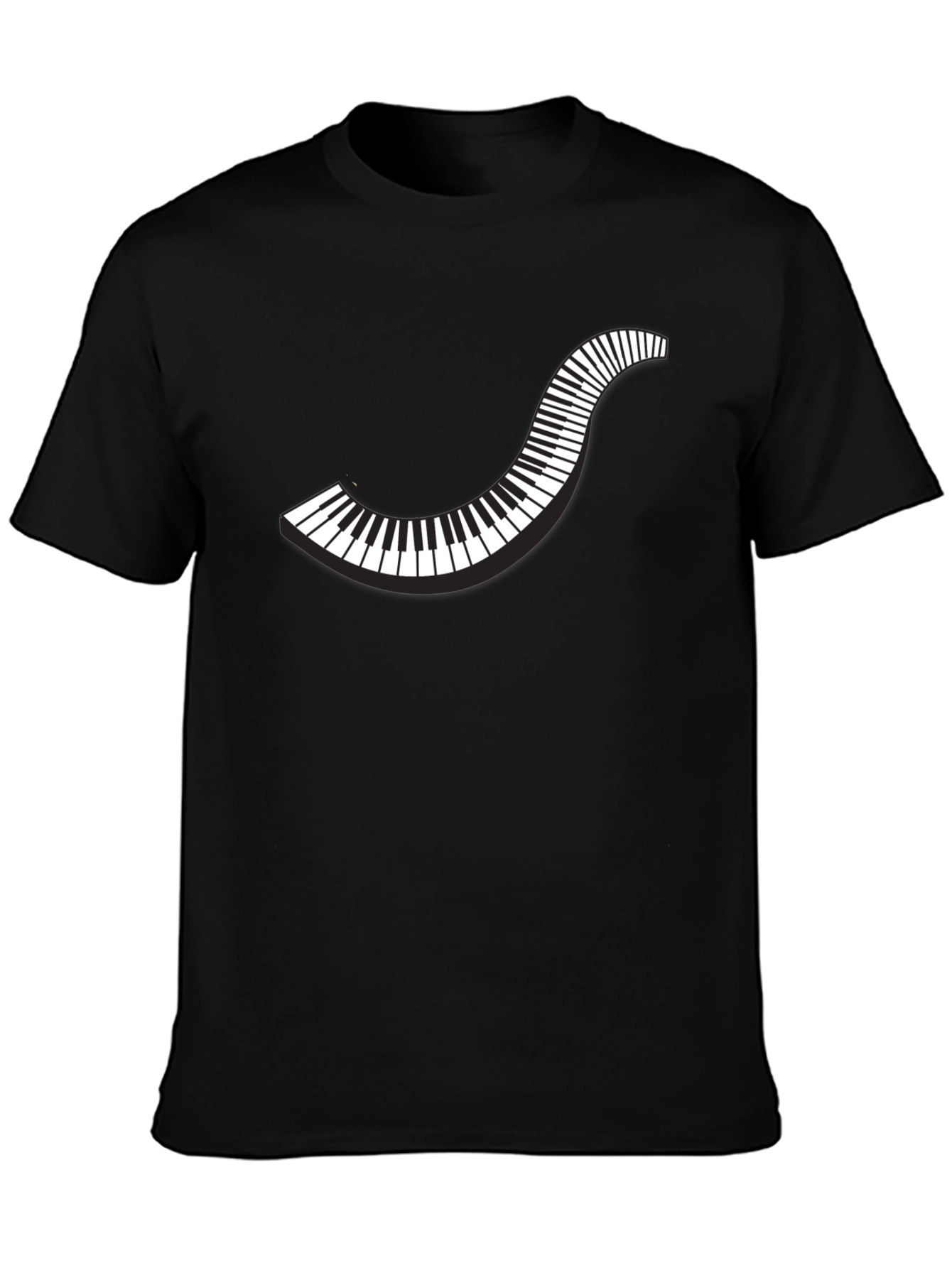 Piano Keys Graphic Tee - Music Lover Shirt