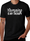 Camping is My Therapy Graphic Tee
