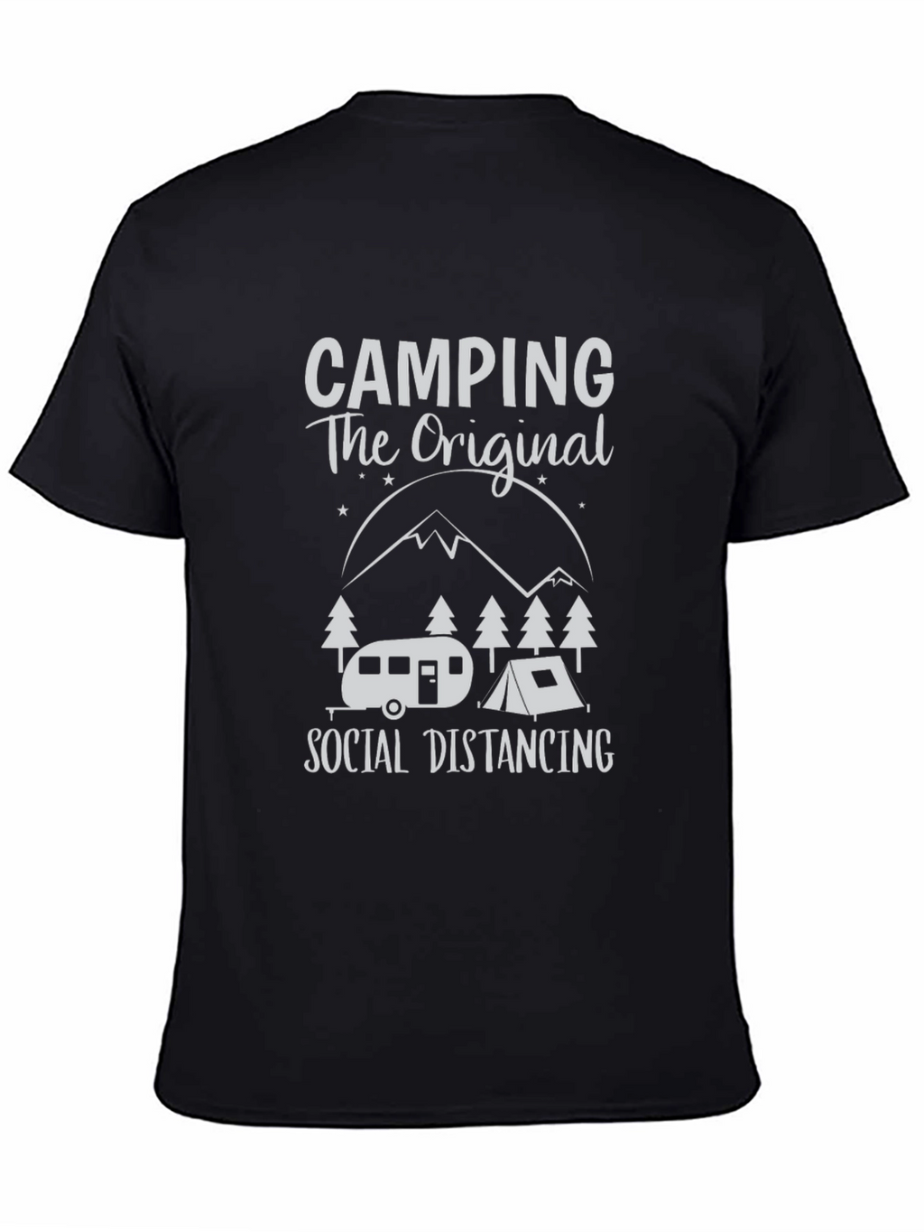 Camping The Original Social Distancing T-Shirt