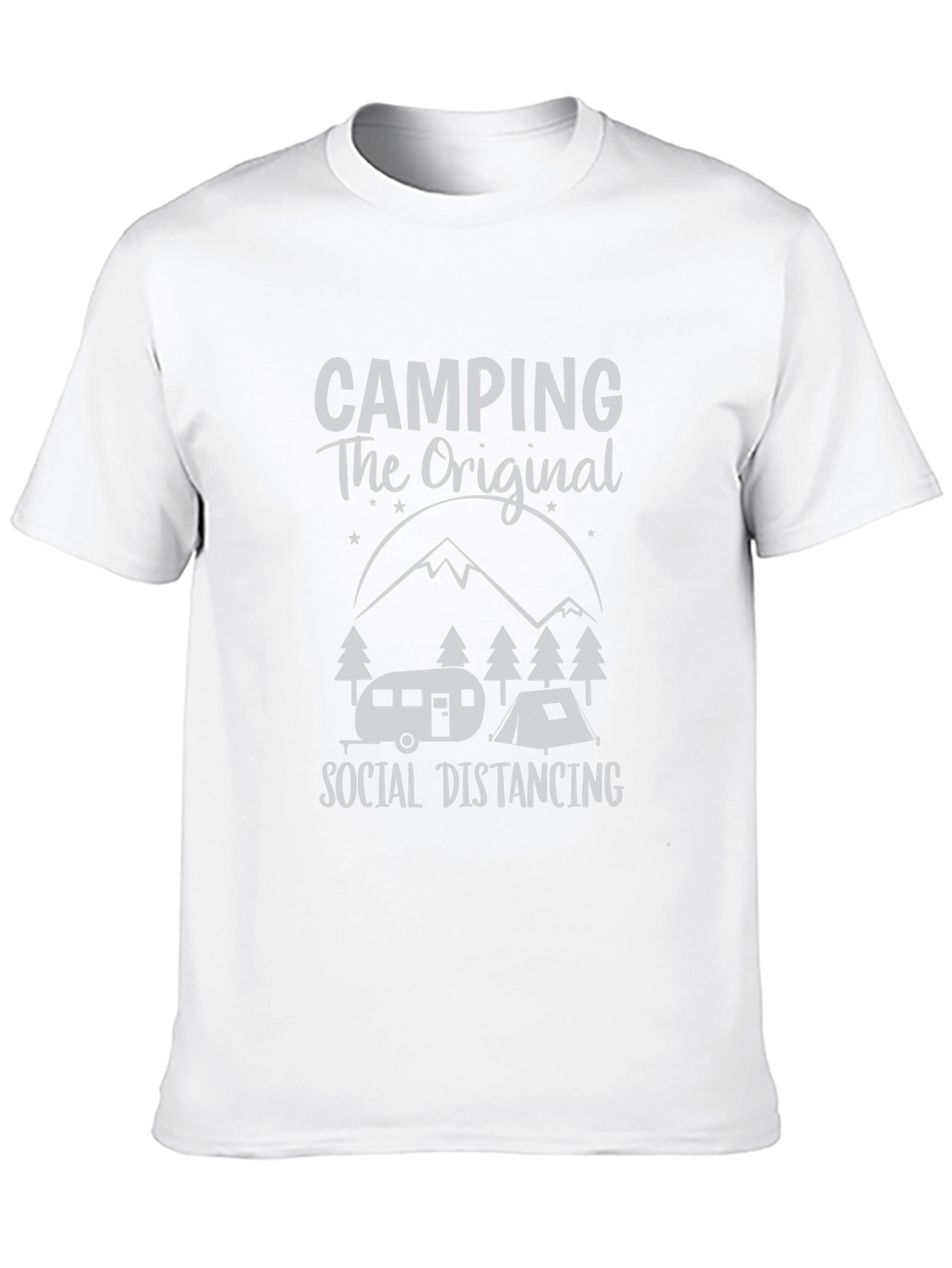 Camping The Original Social Distancing T-Shirt