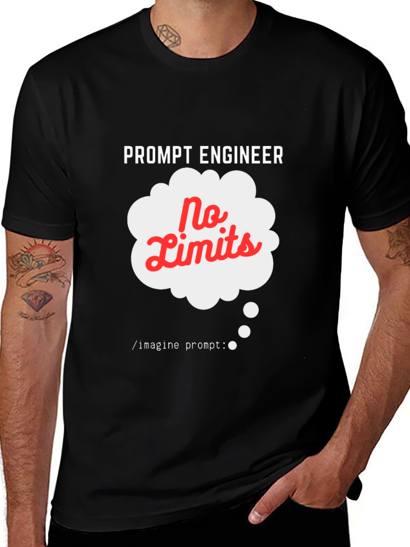 Prompt Engineer T-Shirt - No Limits Graphic Tee