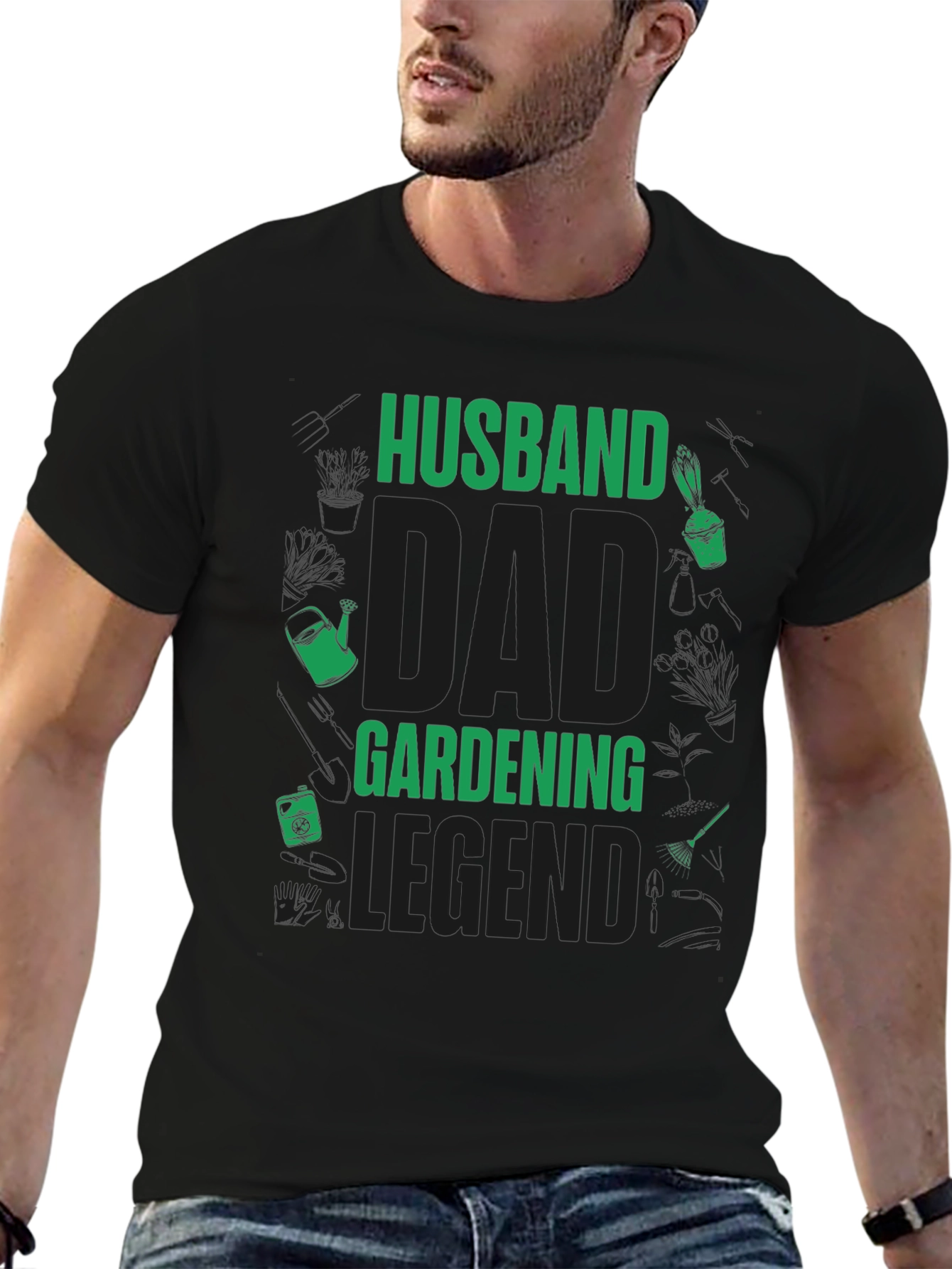Husband Dad Gardening Legend T-Shirt