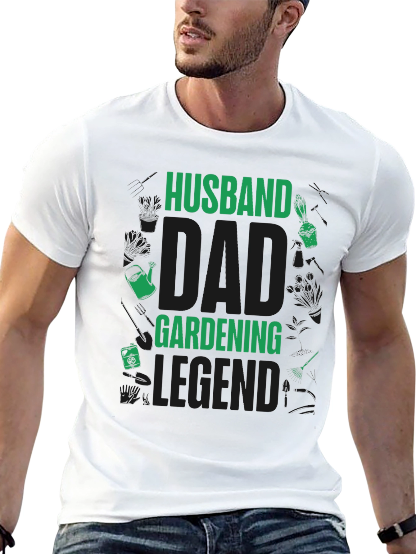 Husband Dad Gardening Legend T-Shirt