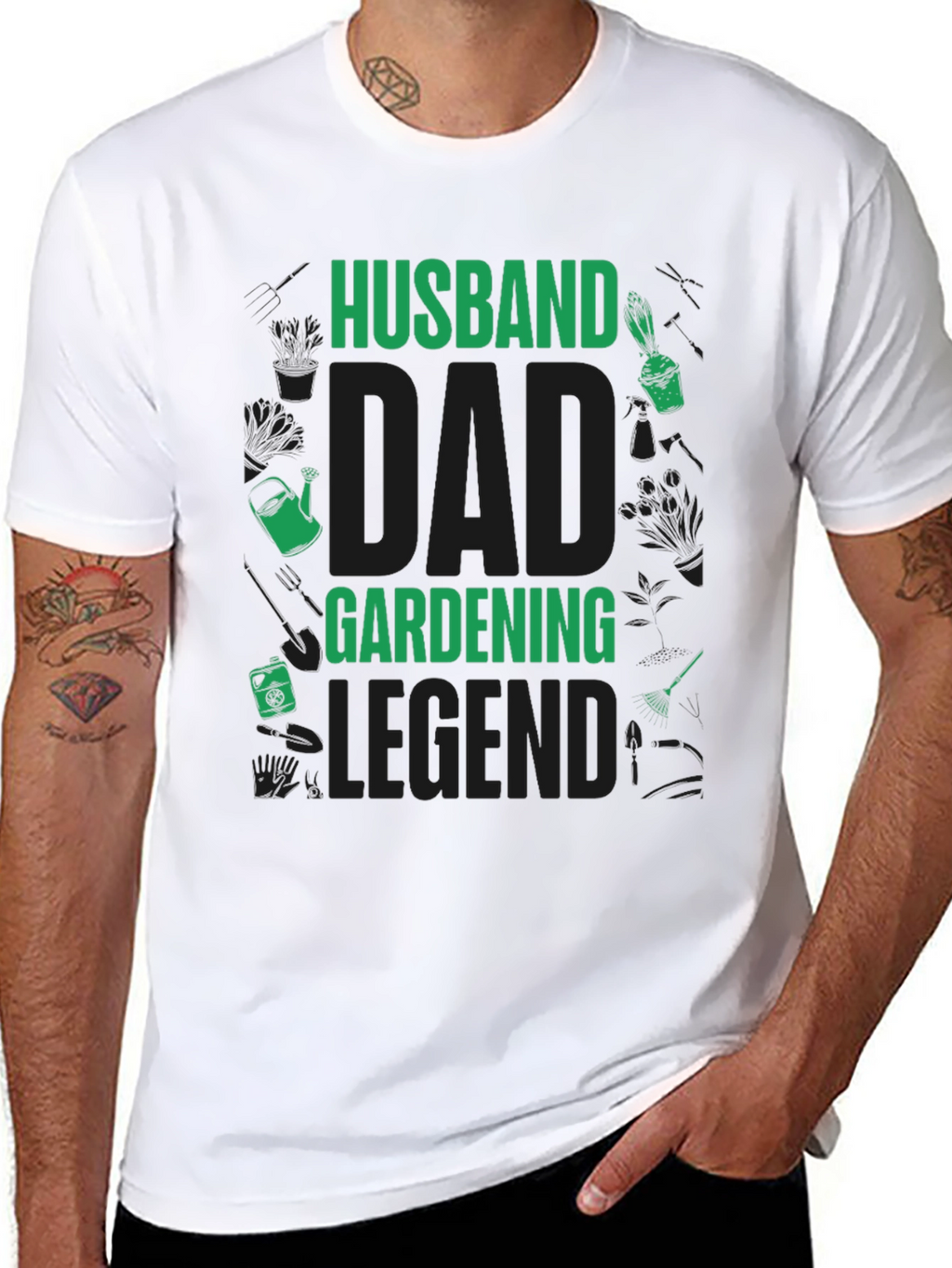 Husband Dad Gardening Legend T-Shirt