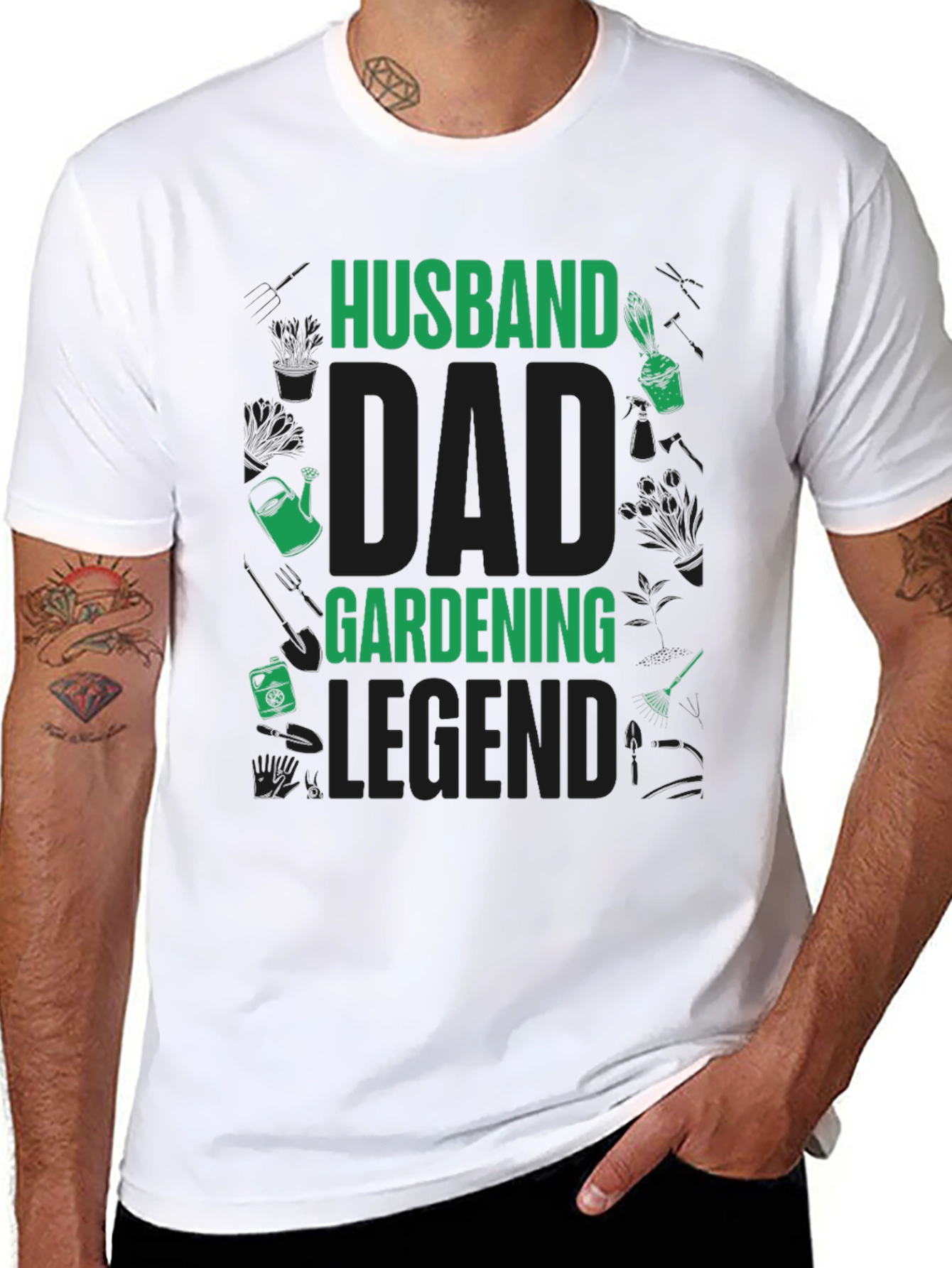 Husband Dad Gardening Legend T-Shirt