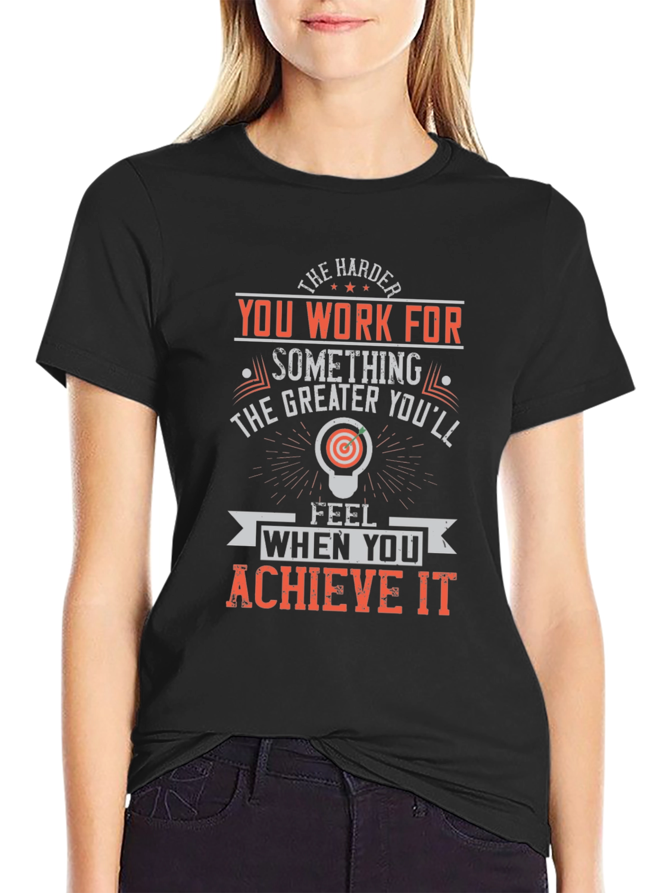 Motivational Graphic Tee: Achieve Your Goals