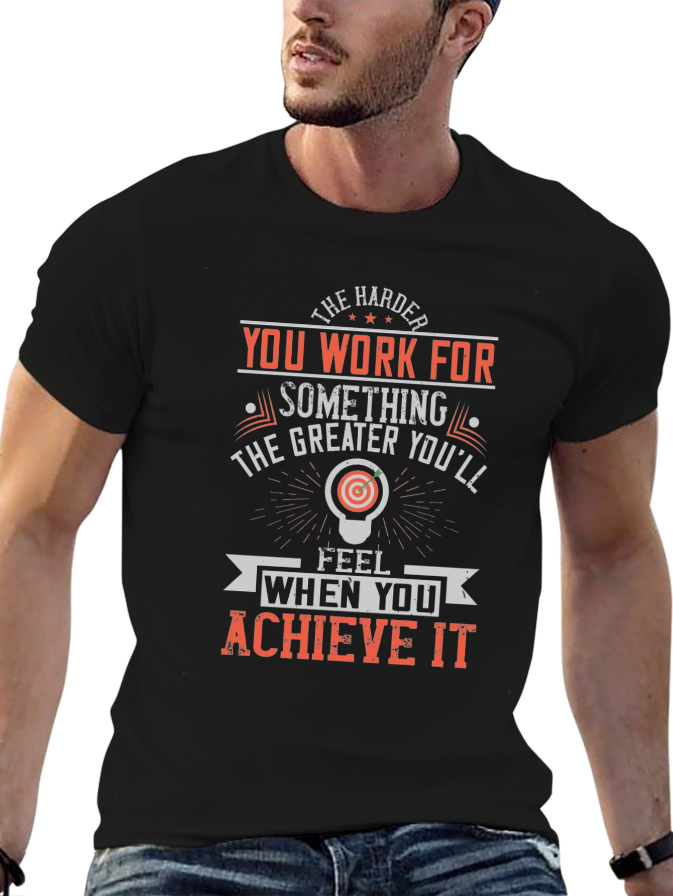 Motivational Graphic Tee: Achieve Your Goals
