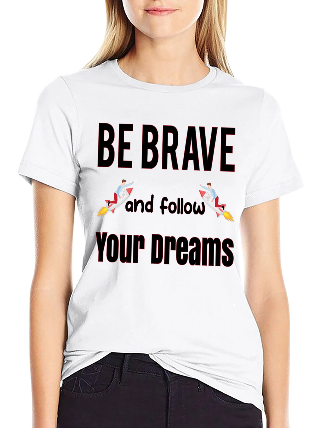 Be Brave T-Shirt - Motivational Graphic Tee