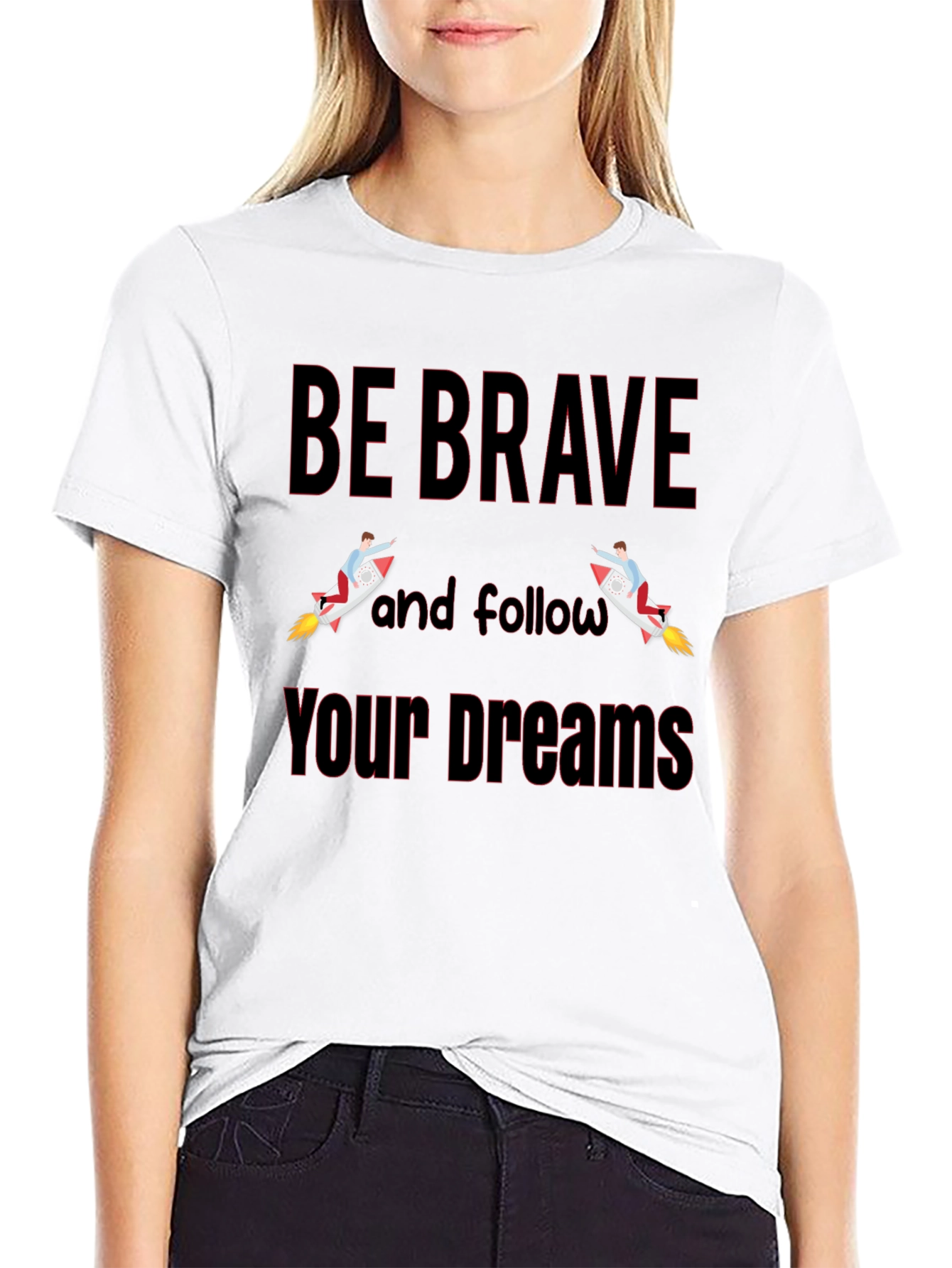 Be Brave T-Shirt - Motivational Graphic Tee